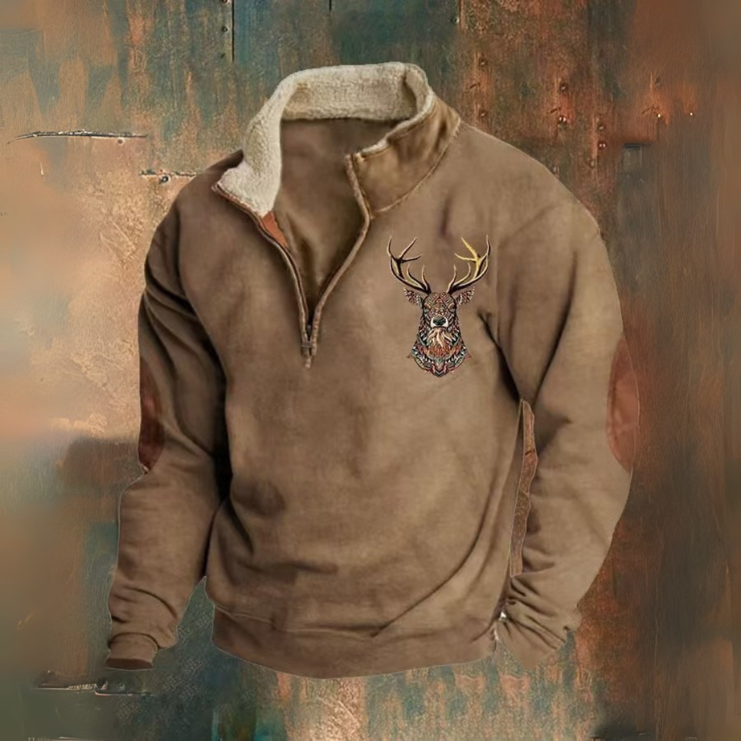 Pull Laurent con media cremallera