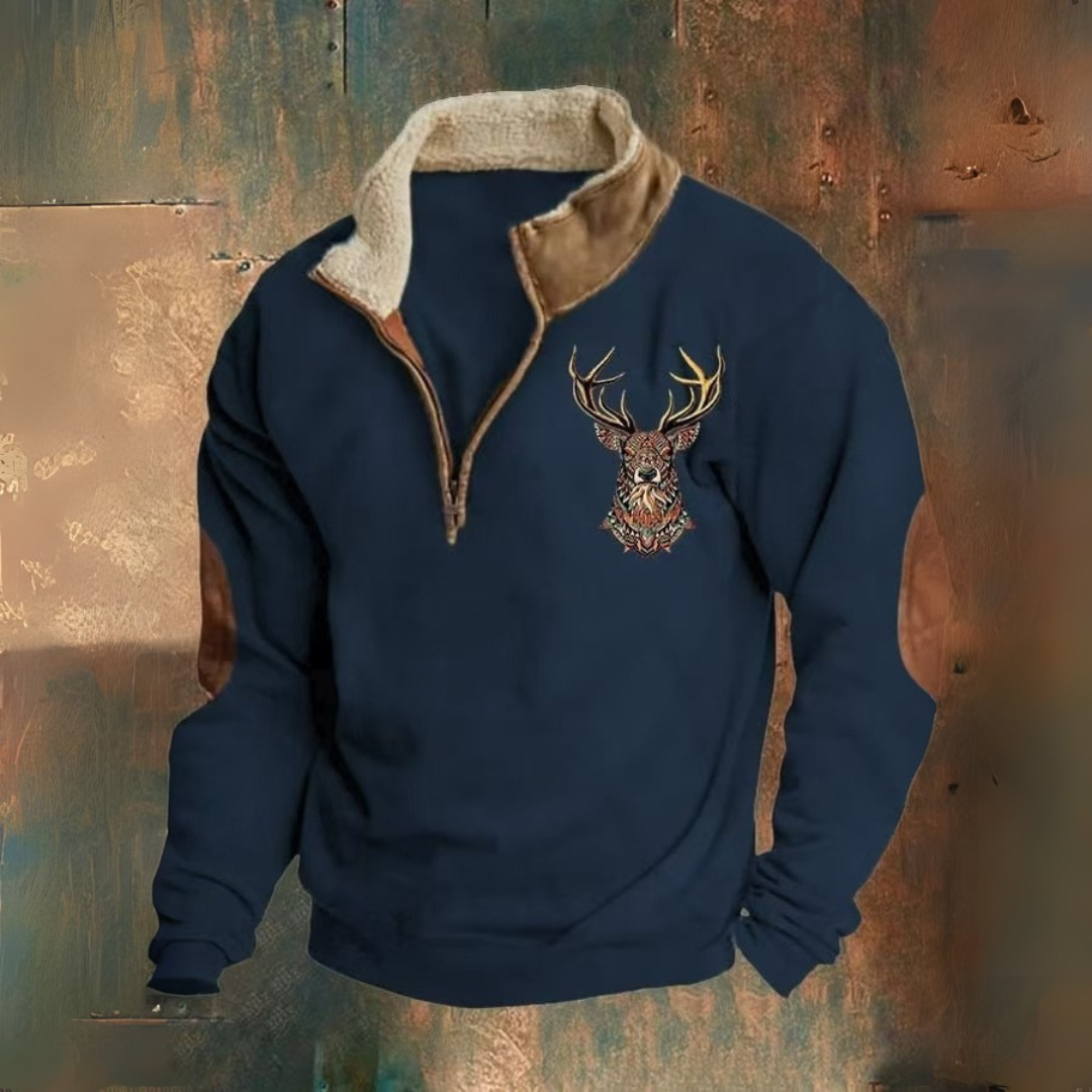 Pull Laurent con media cremallera