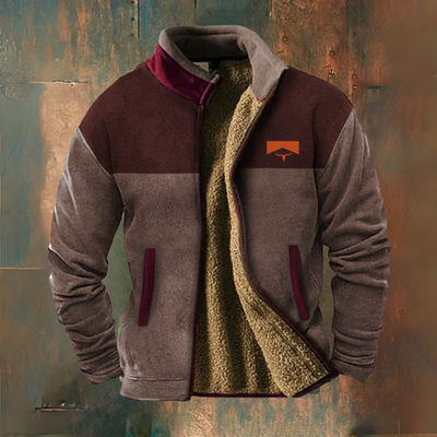 Chaqueta polar casual para hombre