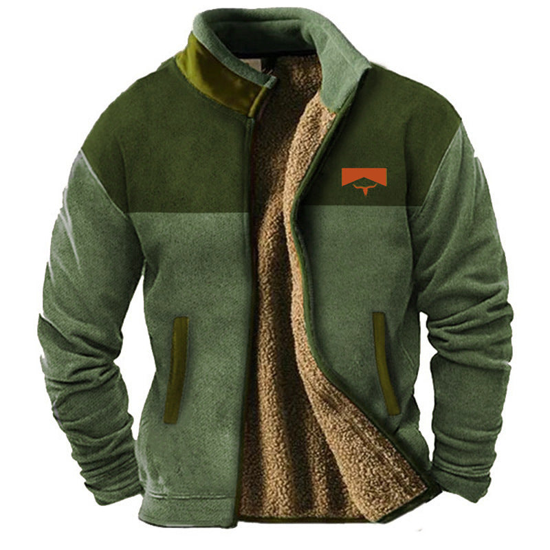 Mathéo - Chaqueta polar masculina de estilo casual