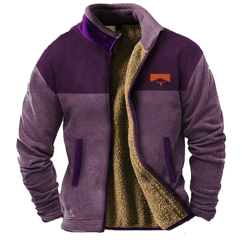 Mathéo - Chaqueta polar masculina de estilo casual