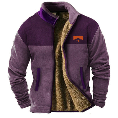 Mathéo - Chaqueta polar masculina de estilo casual