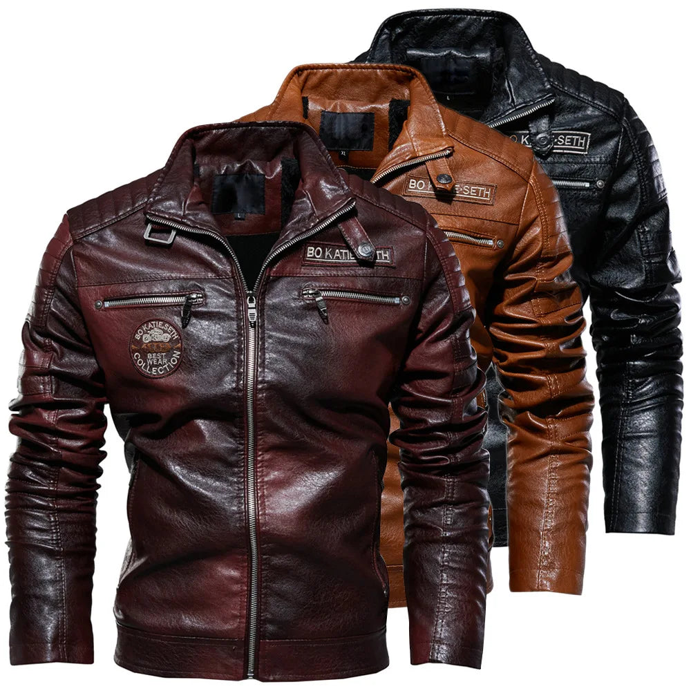 Chaqueta de Cuero Roadster